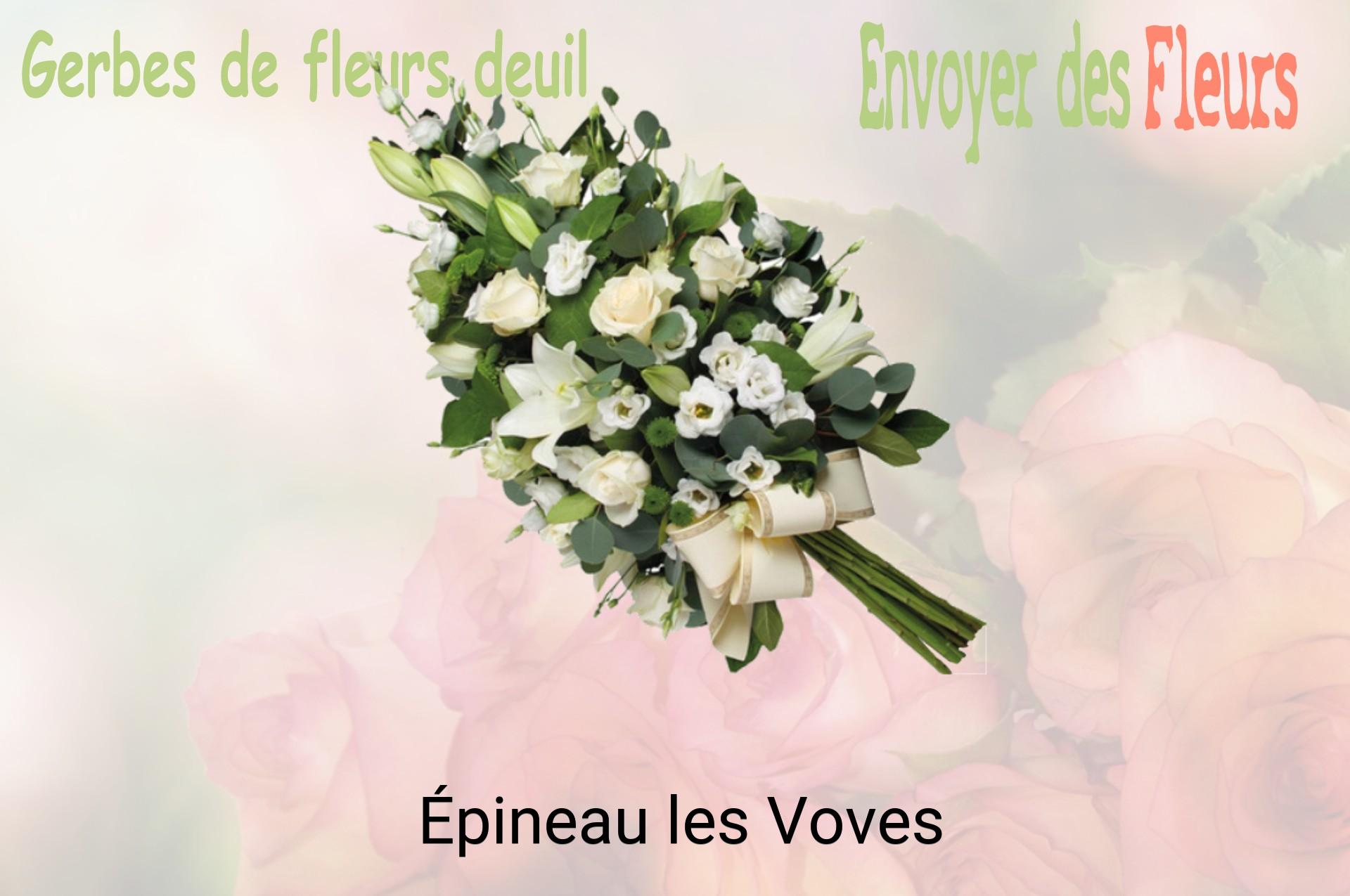 Gerbe de fleurs de deuil livrée à Épineau-les-Voves